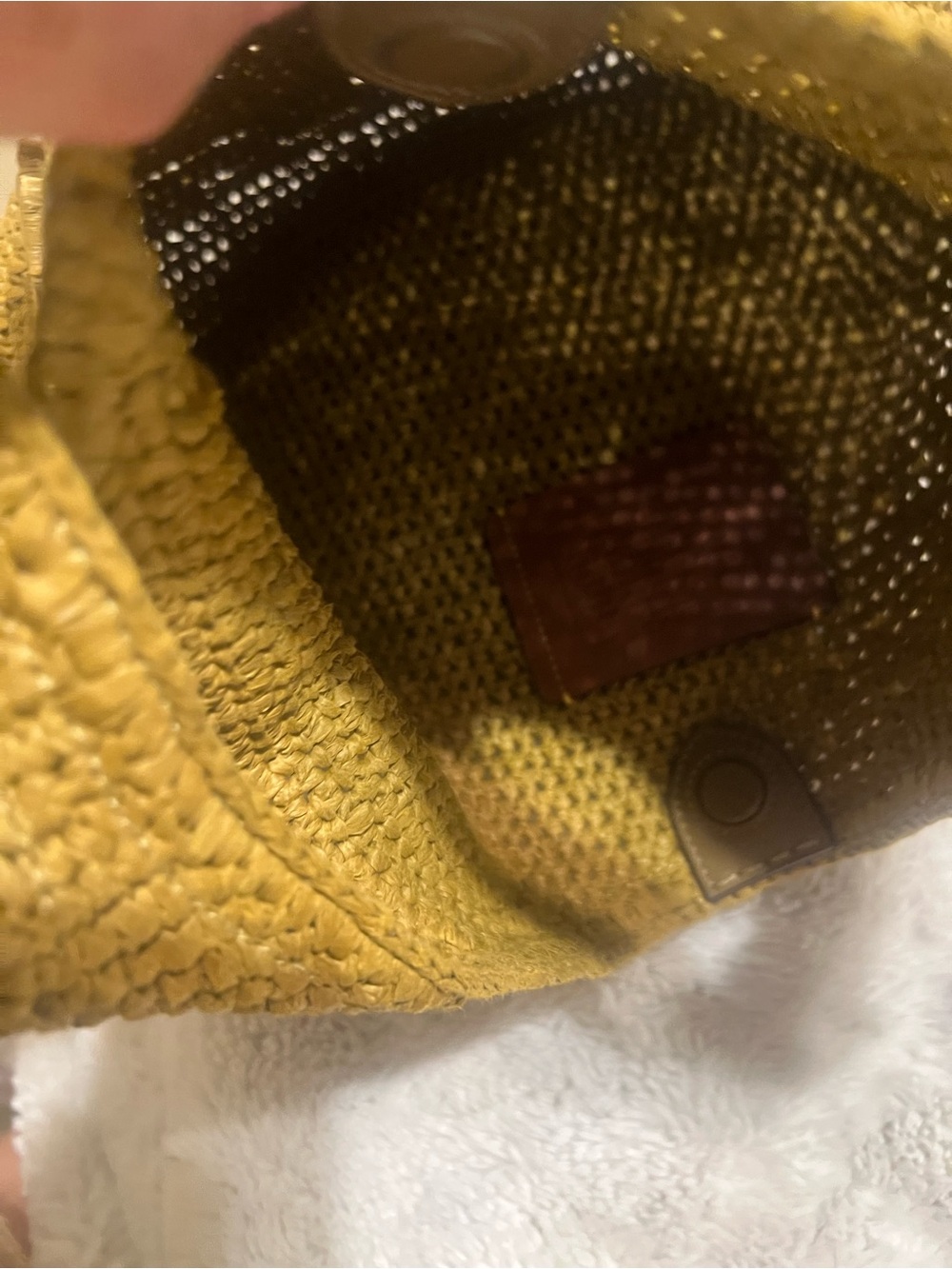 Coach Brooklyn Woven Straw Shoulder Bag - Picture 7 of 7